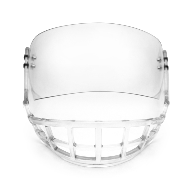 Прочные перекладины из поликарбоната с первоклассным заменителем нижнего щитка хоккейной клетки.