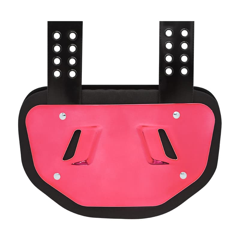 Хромированная задняя панель профессионального уровня | Ударопрочная защита позвоночника для линейных игроков и полузащитников